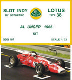 Lotus Type 38 Kit Unpainted - Al Unser 1966 - OUT OF PRODUCTION
