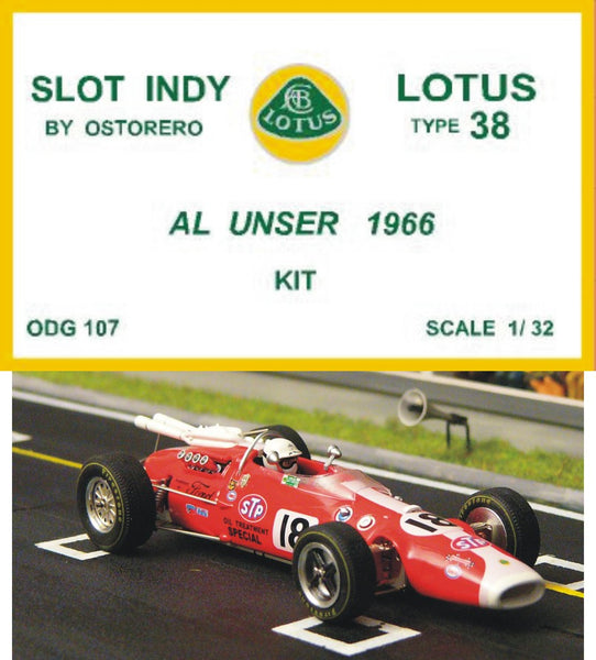 Lotus Type 38 Kit Pre-painted - Al Unser 1966 - OUT OF PRODUCTION