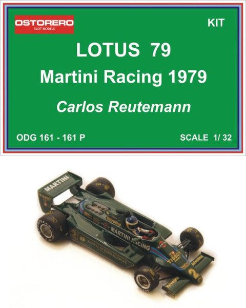 Lotus 79 Martini Racing - Carlos Reutemann - Kit Pre Painted - OUT OF PRODUCTION