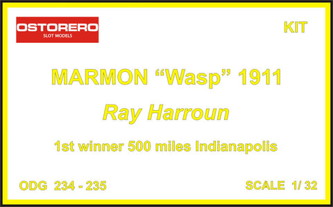 Marmon "Wasp" yellow livery - Ray Harroun - Kit Unpainted - OUT OF PRODUCTION