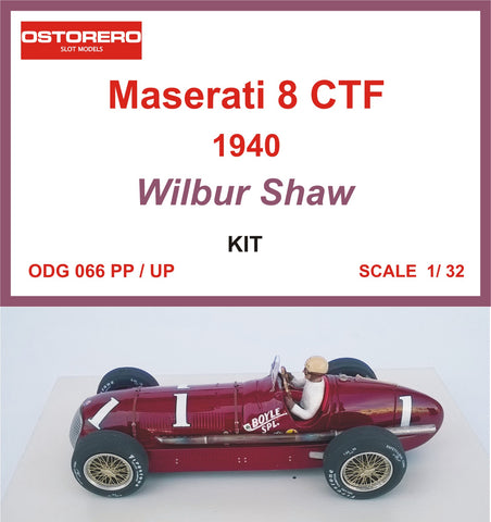 Maserati 8CTF Kit Pre-painted - Wilbur Shaw # 1 Boyle Spl. 1940